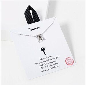 147. Journey Boutique Handcrafted White Gold Dipped Necklace